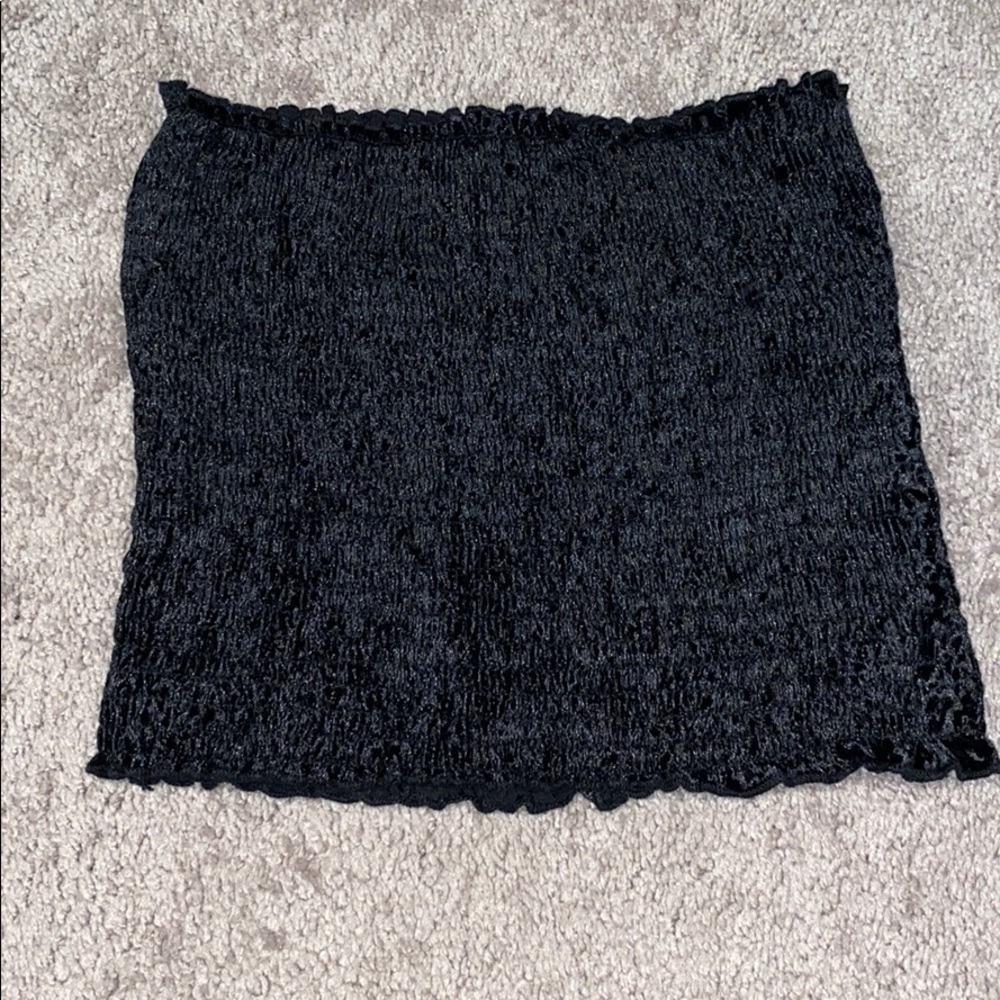 Sky and Sparrow Velvet Tube Top